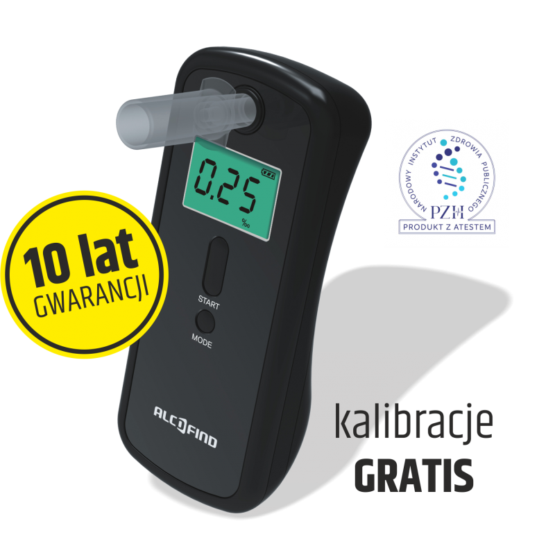 Alkomat marki AlcoFind DA8100 + 10 lat Gwarancji plus nielimitowane kalibracje - obrazek 2