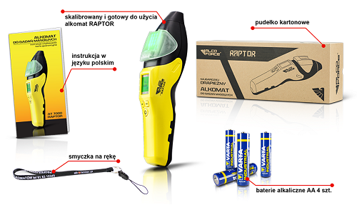Alkomat bezustnikowy AlcoForce RAPTOR - badanie pracownik?w na budowie - obrazek 3