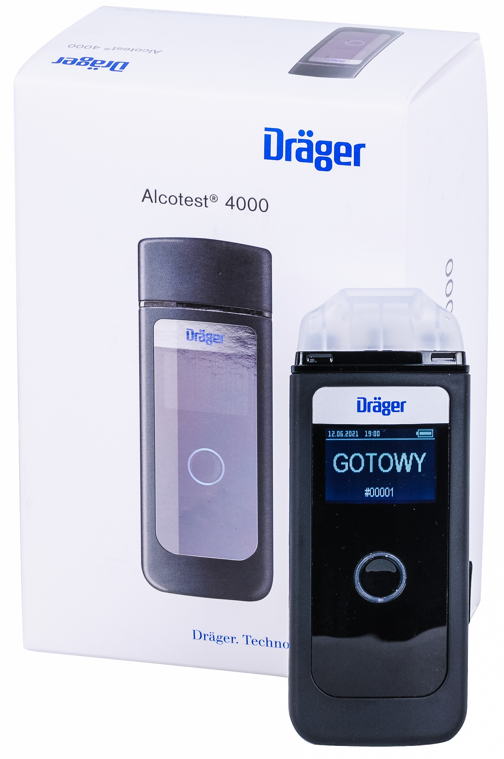 Alkomat Drager Alcotest 4000 + Certyfikat Adiustacji + serwis