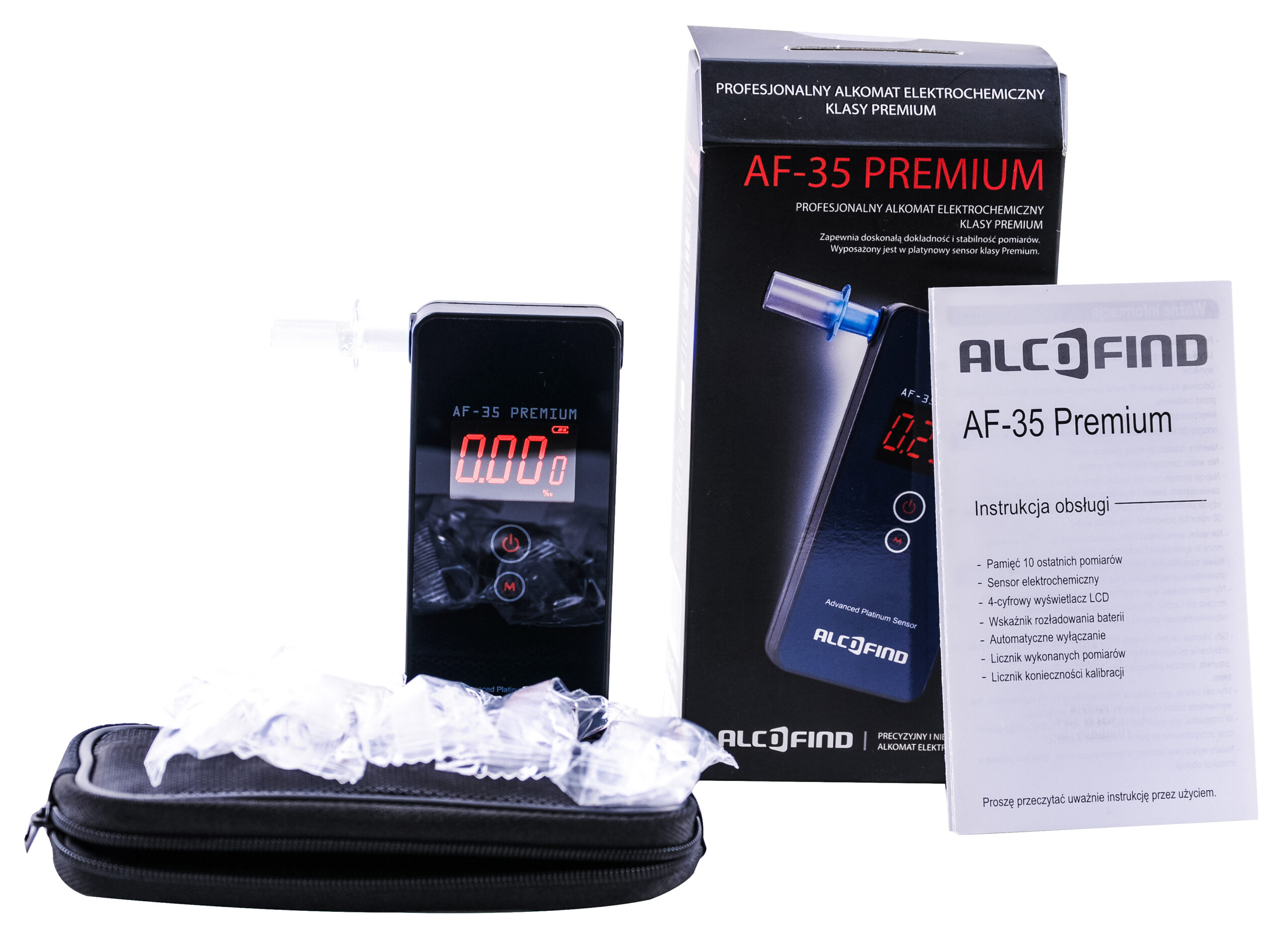 Alkomat marki AlcoFind AF-35 Premium z Do?ywotni? Gwarancj? oraz adiustacj? w pakiecie - obrazek 8