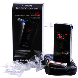 Alkomat elektrochemiczny AlcoFind AF-35C + certyfikat