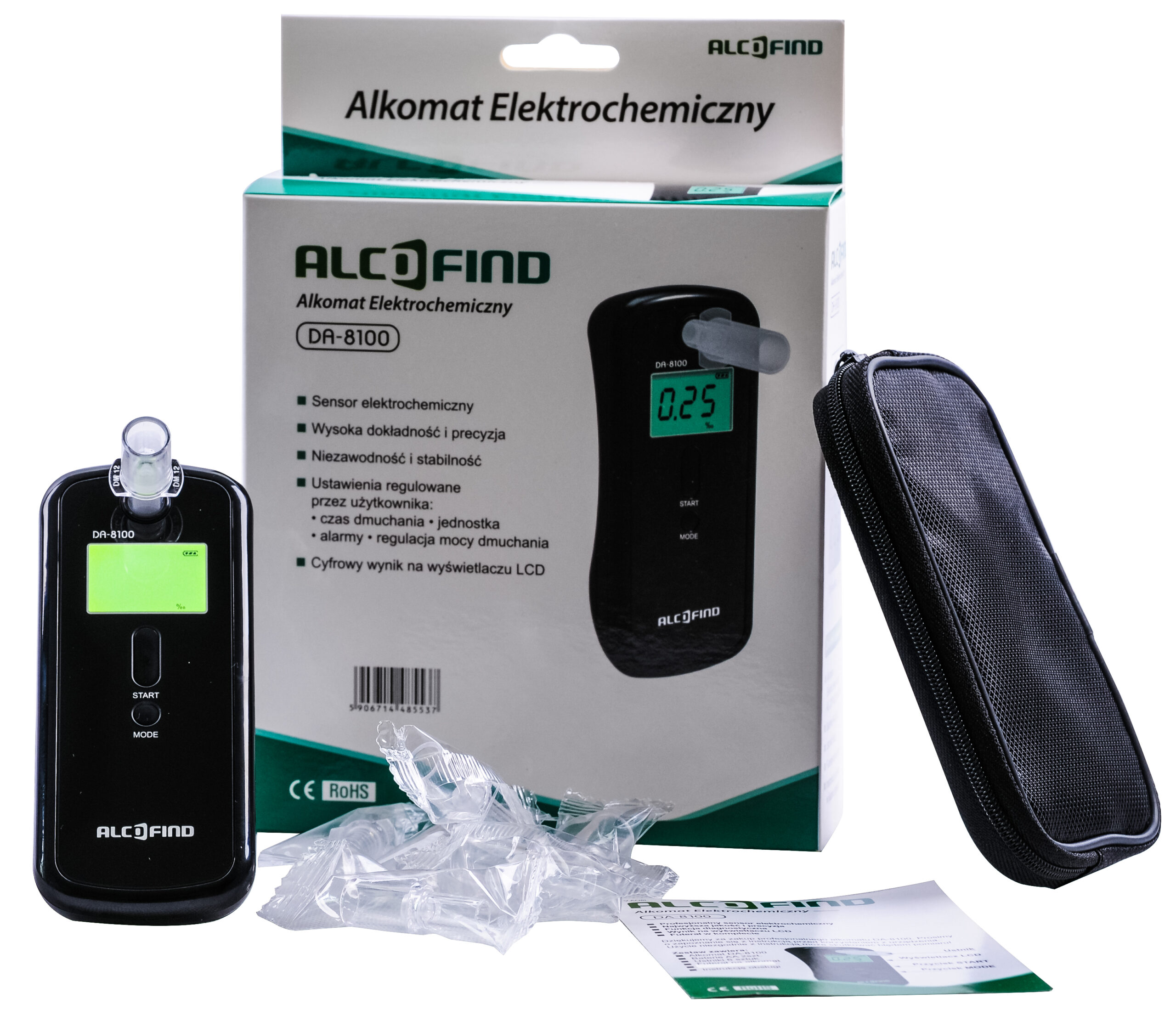 Alkomat marki AlcoFind DA8100 + 10 lat Gwarancji plus nielimitowane kalibracje - obrazek 9