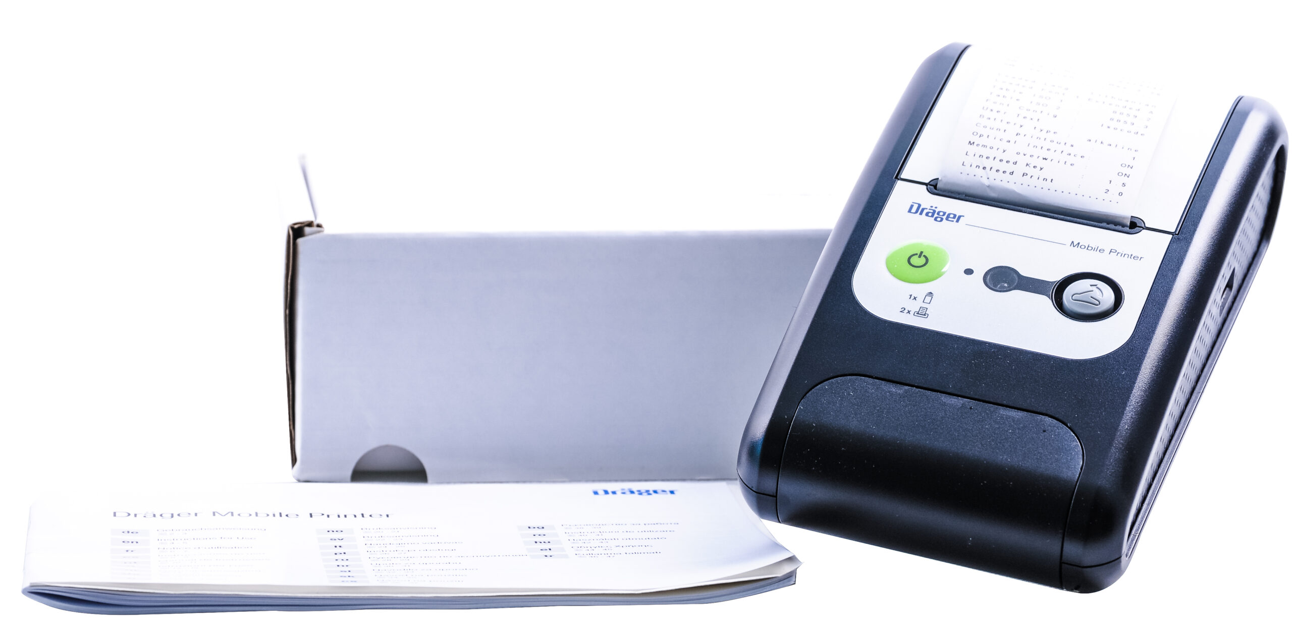 Drukarka mobilna bluetooth do alkomatu marki Drager 6000 - obrazek 4
