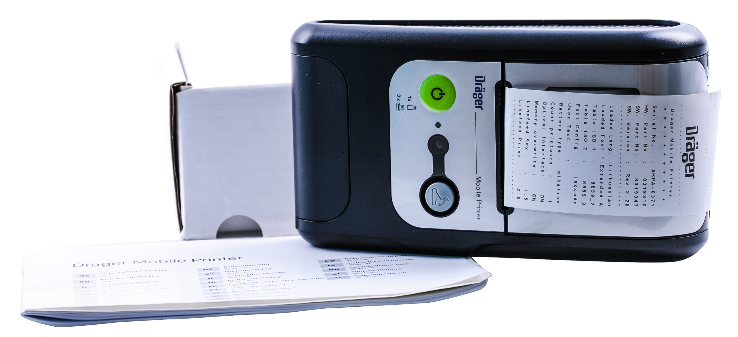 Drukarka mobilna bluetooth do alkomatu marki Drager 6000 - obrazek 5