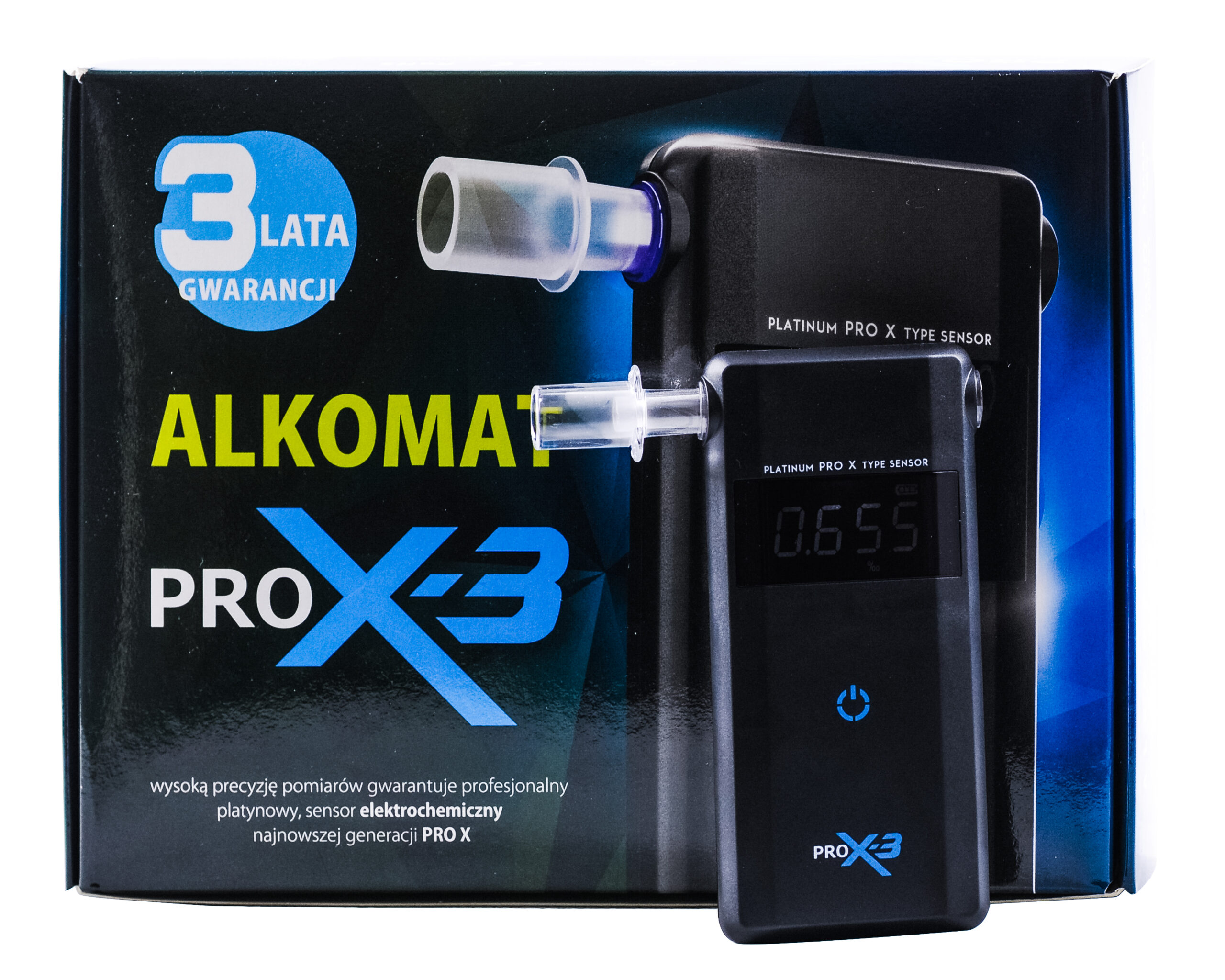 Alkomat PRO X-3 marki AlcoFind z platynowym sensorem - obrazek 7
