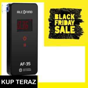 BLACK WEEK Alkomat osobisty AlcoFind AF-35 + 10 lat gwarancji plus pakiet kalibracji bez limitu